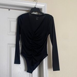 Black Long Sleeve Bodysuit